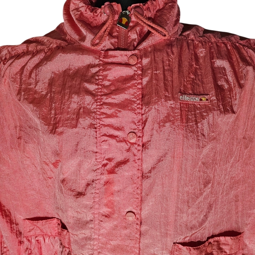 80s Ellesse Old School Windbreaker Jacket XXL - Picture 10 of 10